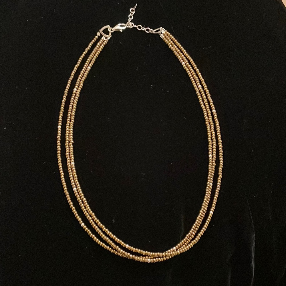 Silpada Gold Beaded Necklace